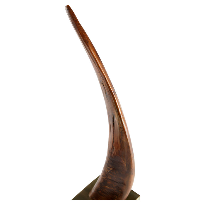 Cyan 11151 Sculpture, Brown And Bronze