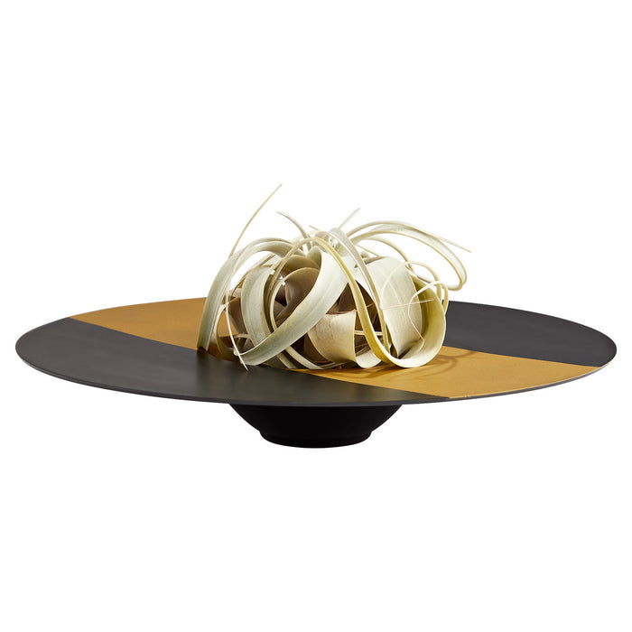 Cyan 11165 Bowl, Black And Bronze