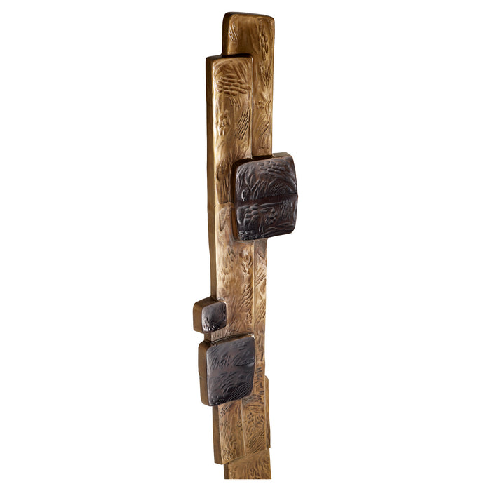 Cyan 11174 Sculpture, Gold And Black