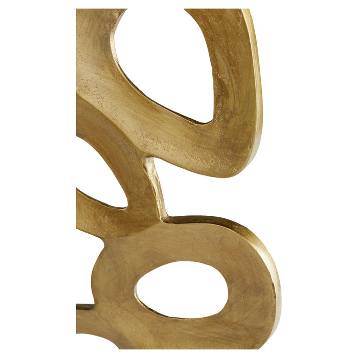 Cyan 11178 Sculpture, Gold