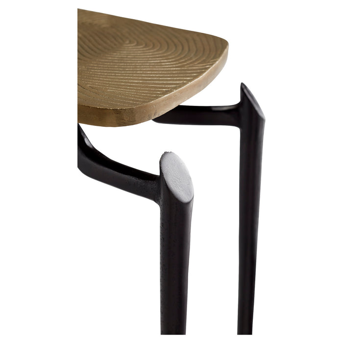 Cyan 11183 Table, Gold And Black