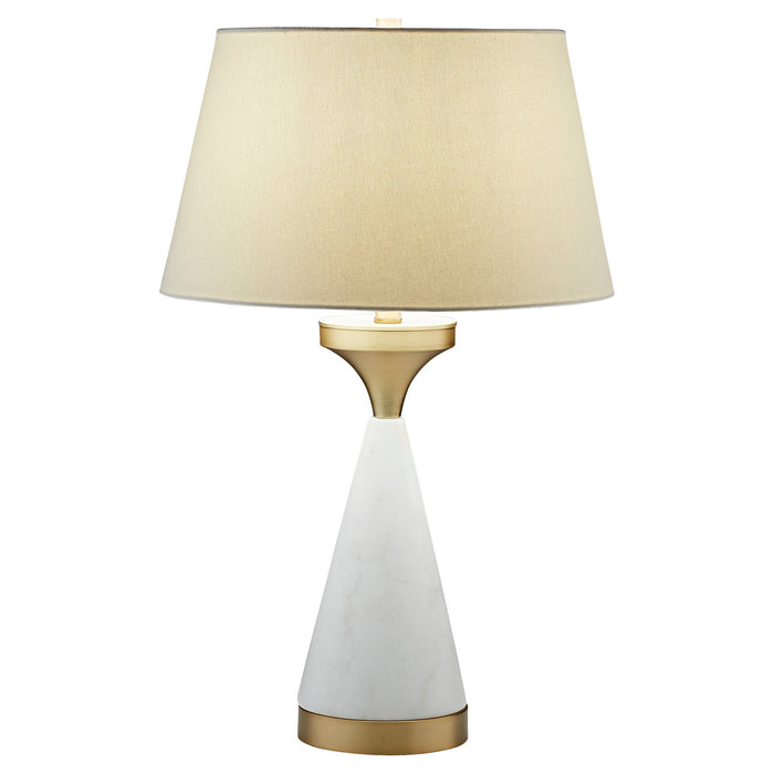 Cyan 11220-1 One Light Table Lamp, White