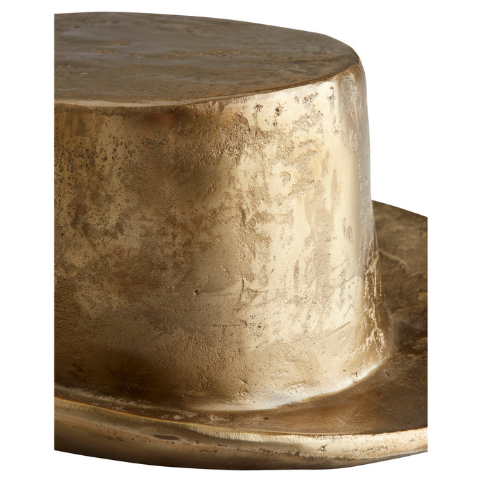 Cyan 11233 Sculpture, Aged Brass