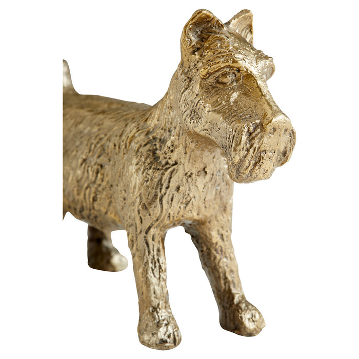 Cyan 11236 Sculpture, Aged Brass