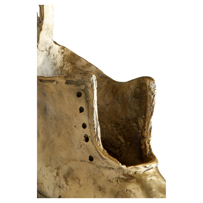 Cyan 11237 Sculpture, Aged Brass