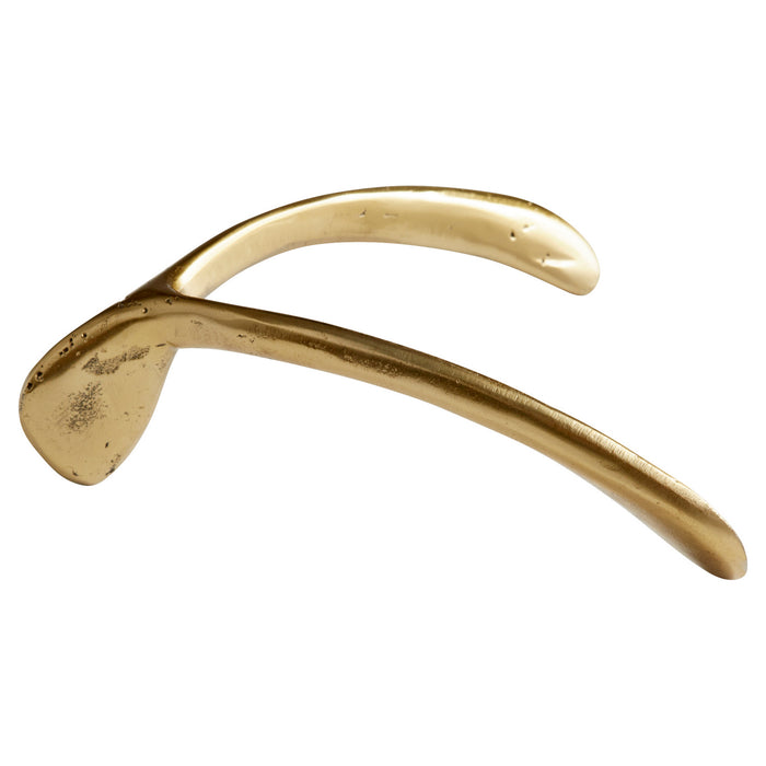 Cyan 11238 Sculpture, Aged Brass