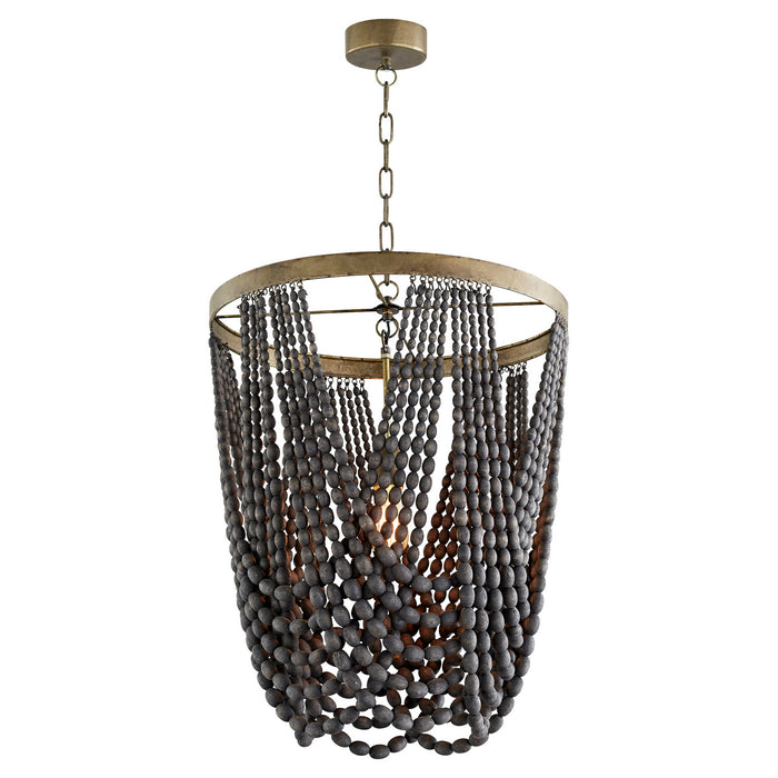 Cyan 11244 One Light Pendant, Tinted Raw Iron