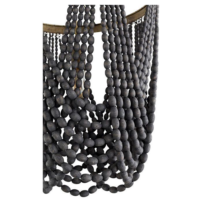 Cyan 11244 One Light Pendant, Tinted Raw Iron