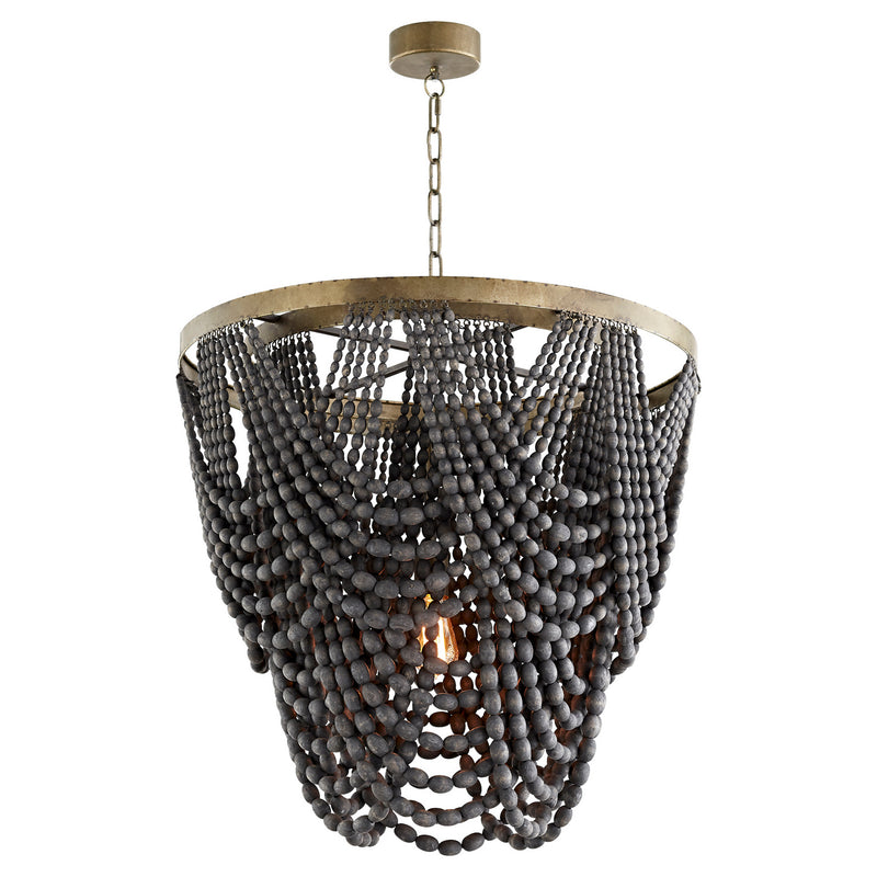 Cyan 11245 One Light Pendant, Tinted Raw Iron