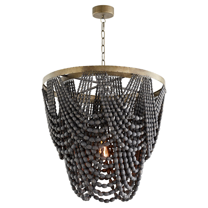 Cyan 11245 One Light Pendant, Tinted Raw Iron