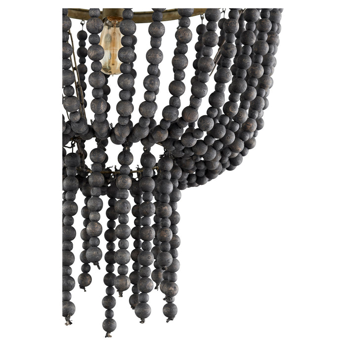 Cyan 11246 One Light Pendant, Tinted Raw Iron