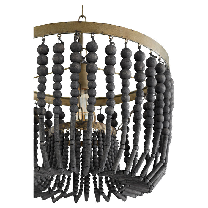 Cyan 11247 One Light Pendant, Tinted Raw Iron