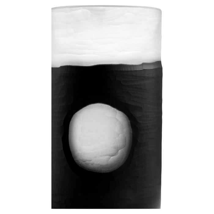 Cyan 11256 Vase, Clear And Black