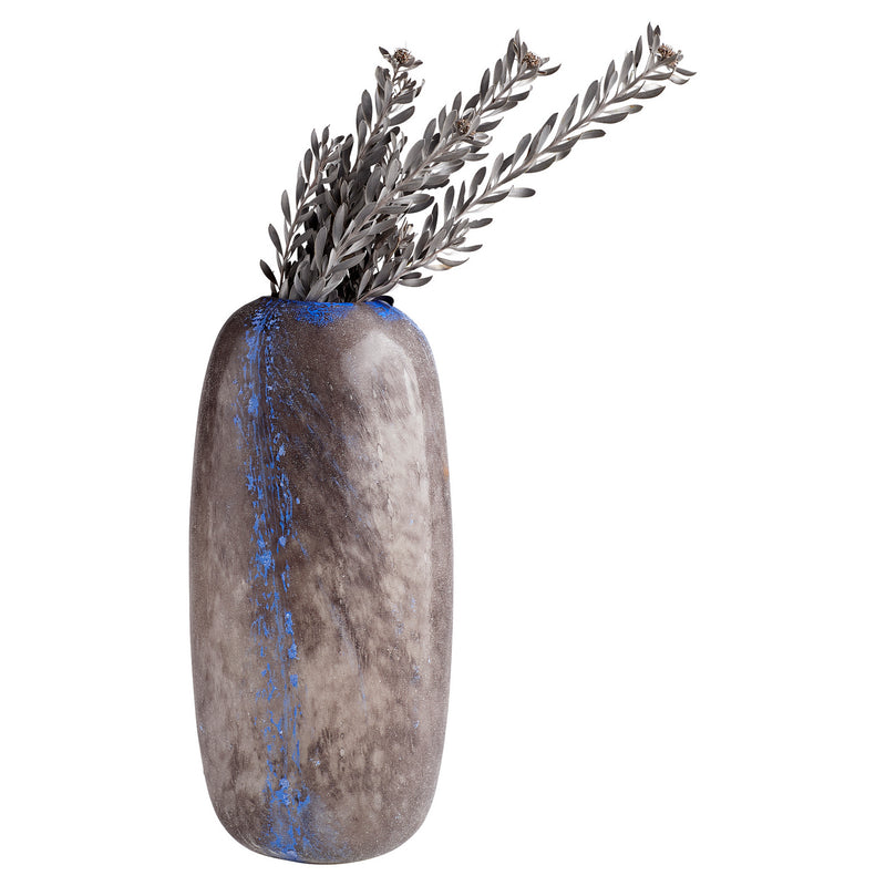 Cyan 11259 Vase, Black And Blue