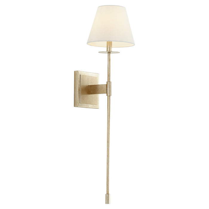 Cyan 11266 One Light Wall Mount, Aged Silver Leaf