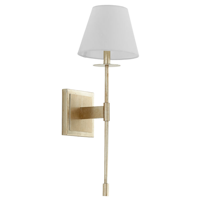 Cyan 11266 One Light Wall Mount, Aged Silver Leaf