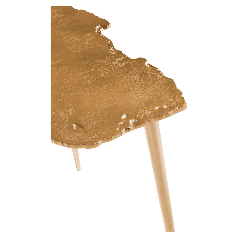 Cyan 11298 Side Table, Aged Gold