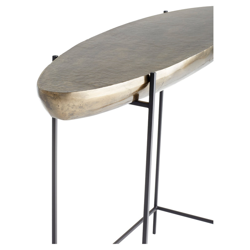 Cyan 11327 Console Table, Aged Gold