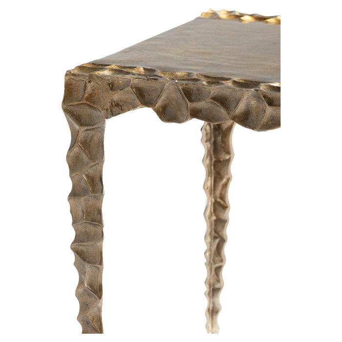 Cyan 11328 Side Table, Antique Brass