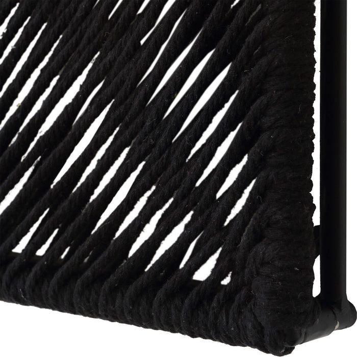 Uttermost 04330 Wall Decor, S/2, Natural Rope In Black And Off-white