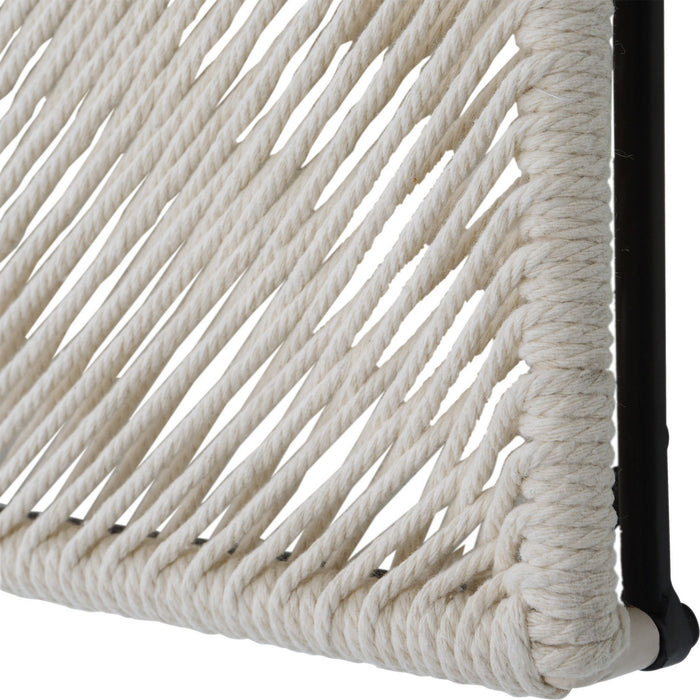 Uttermost 04330 Wall Decor, S/2, Natural Rope In Black And Off-white