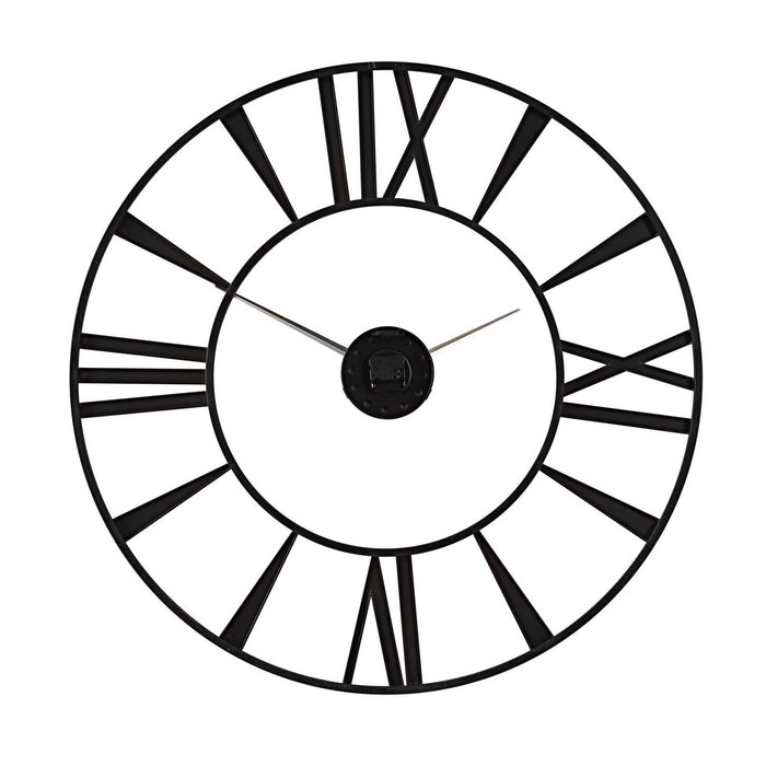 Uttermost 06463 Wall Clock, Rustic, Textured Rust Bronze