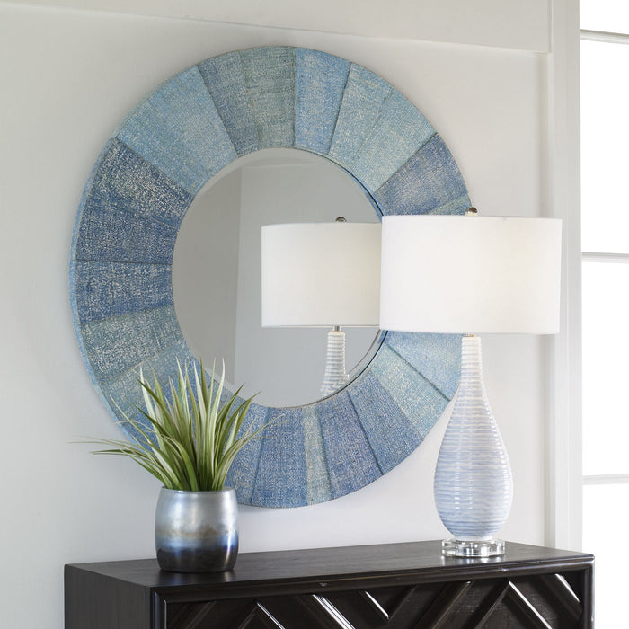 Uttermost 09786 Mirror, Natural Woven Seagrass