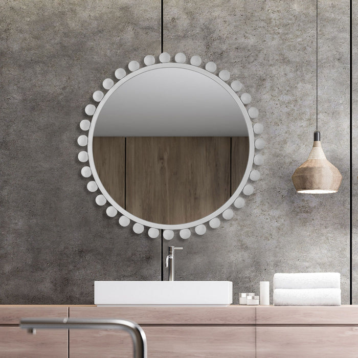 Uttermost 09788 Mirror, Matte White