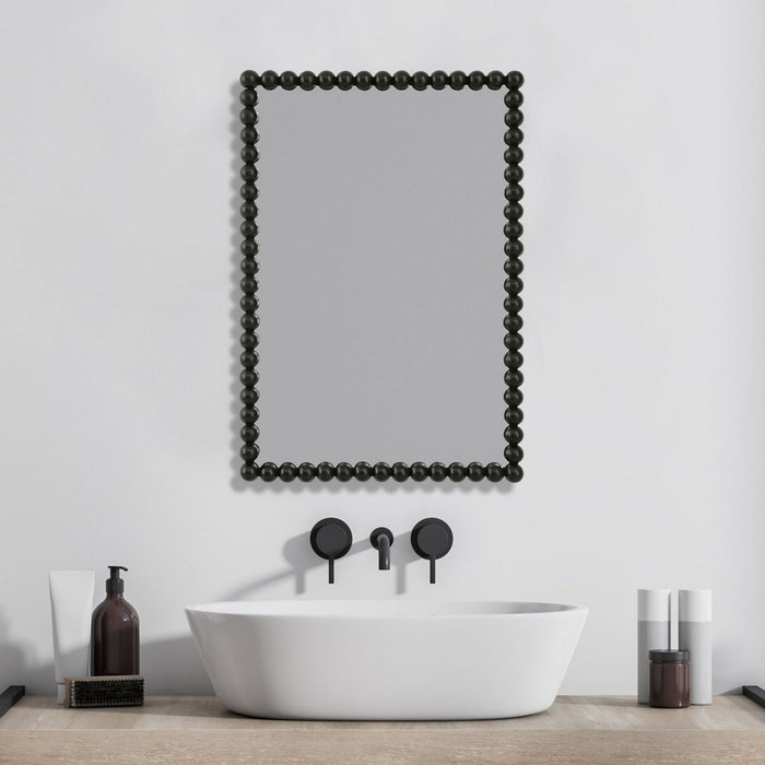 Uttermost 09789 Mirror, Satin Black