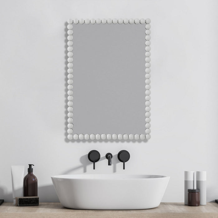 Uttermost 09790 Mirror, Matte White