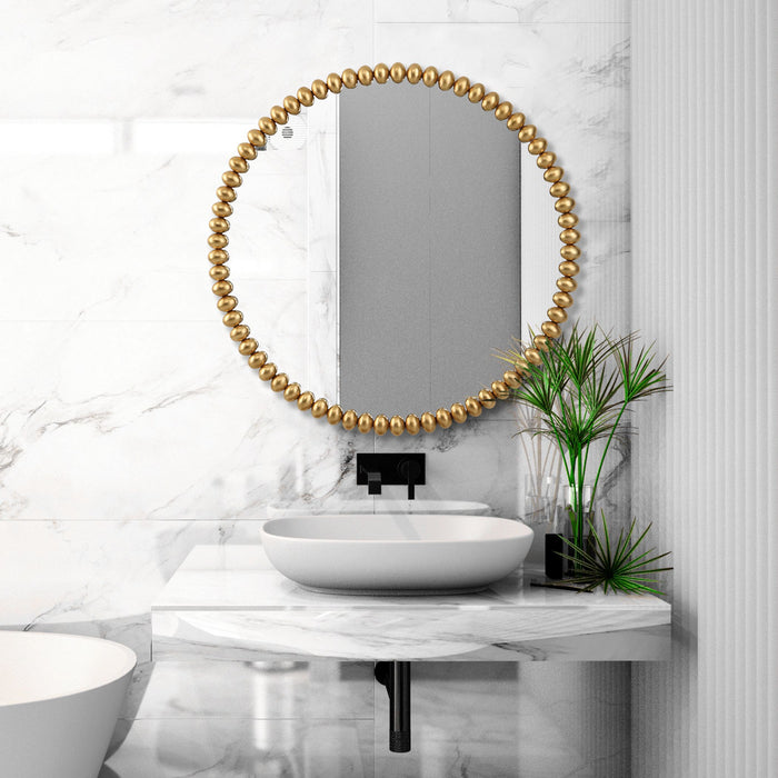Uttermost 09793 Mirror, Antiqued Gold Leaf