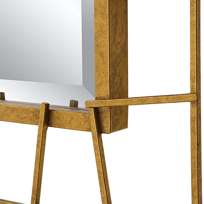 Uttermost 09805 Mirror, Antiqued Gold