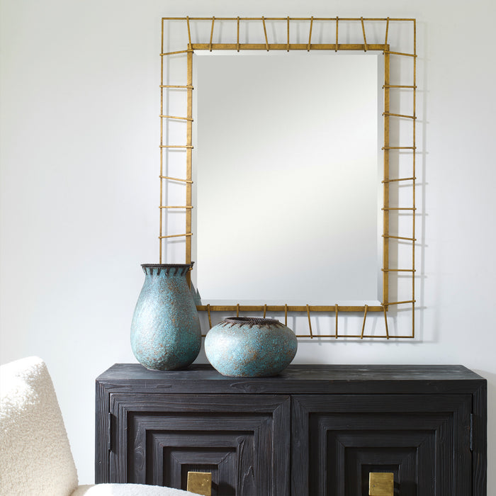 Uttermost 09805 Mirror, Antiqued Gold