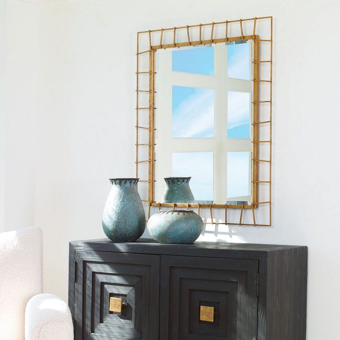 Uttermost 09805 Mirror, Antiqued Gold
