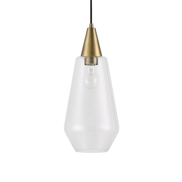 Uttermost 21559 One Light Mini Pendant, Oxidized Antique Brass