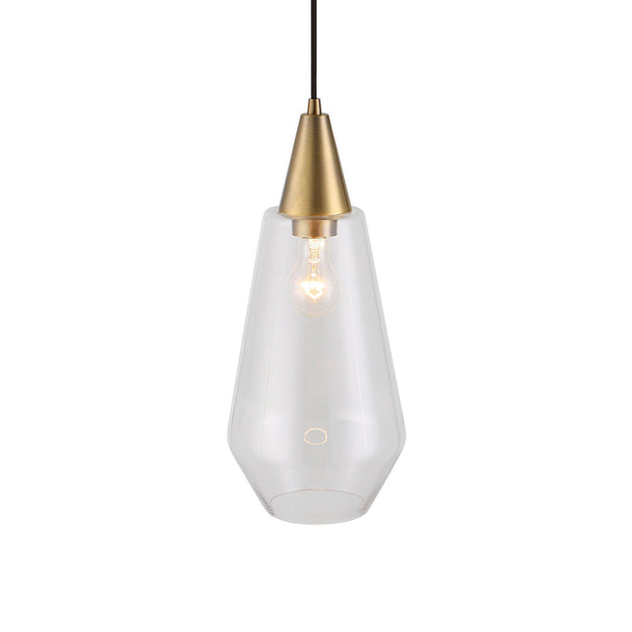 Uttermost 21559 One Light Mini Pendant, Oxidized Antique Brass