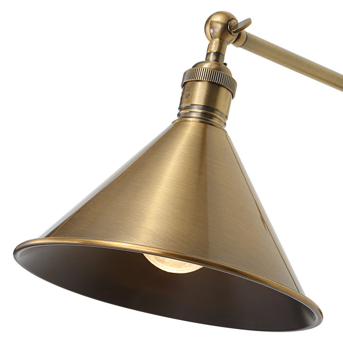 Uttermost 22548 One Light Wall Sconce, Oxidized Antique Brass