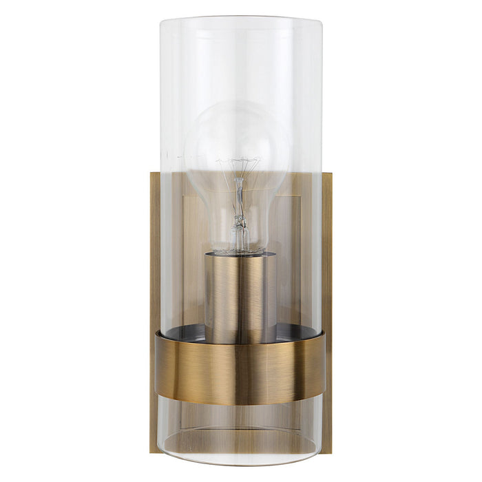 Uttermost 22549 One Light Wall Sconce, Oxidized Antique Brass