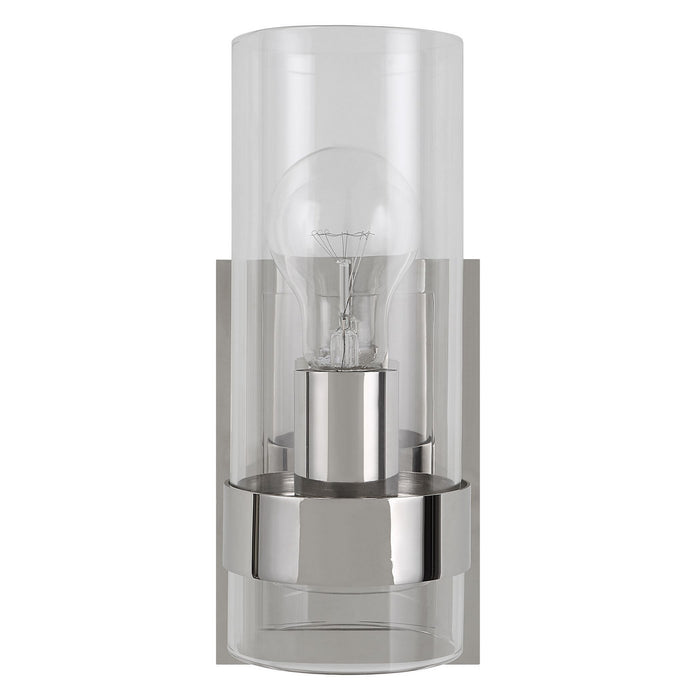 Uttermost 22550 One Light Wall Sconce, Polished Nickel