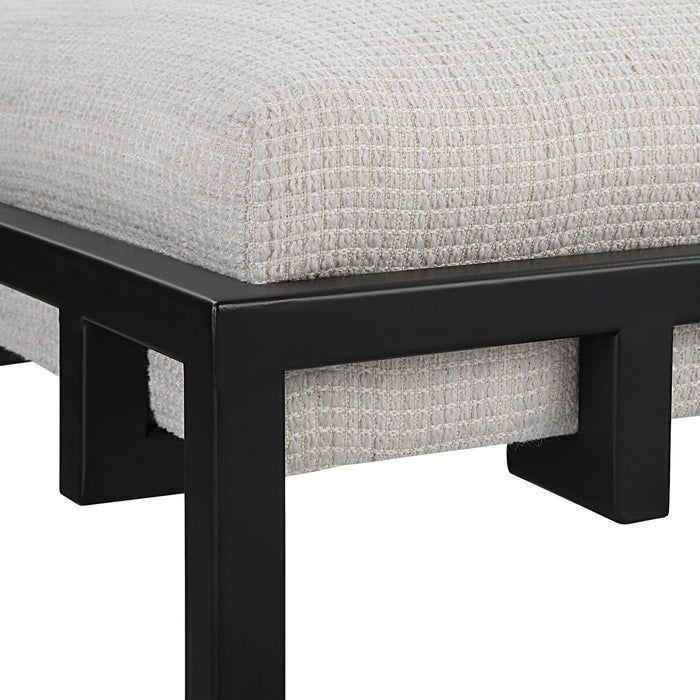 Uttermost 23695 Counter Stool, Matte Black Iron