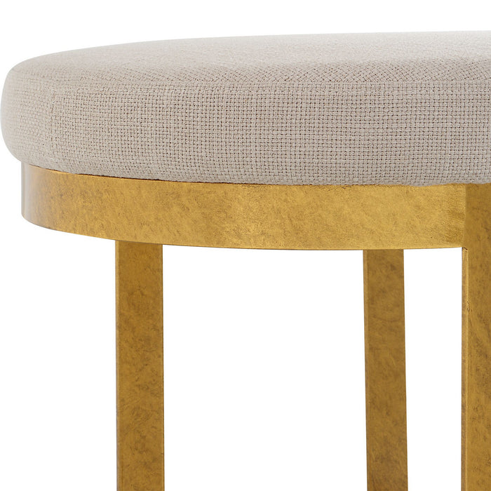 Uttermost 23698 Accent Stool, Forged Iron