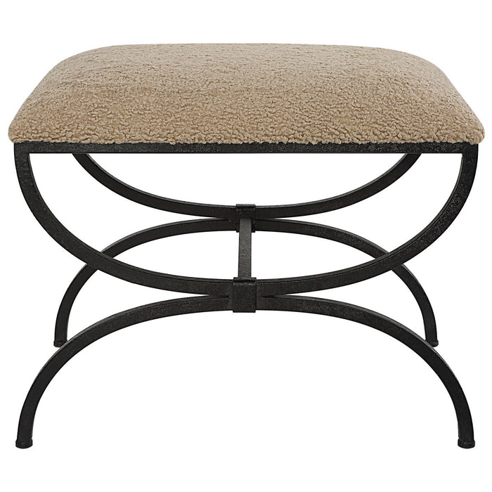 Uttermost 23699 Bench, Textured Iron