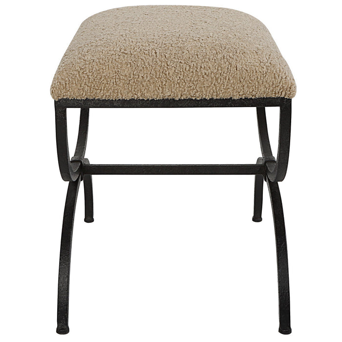 Uttermost 23699 Bench, Textured Iron