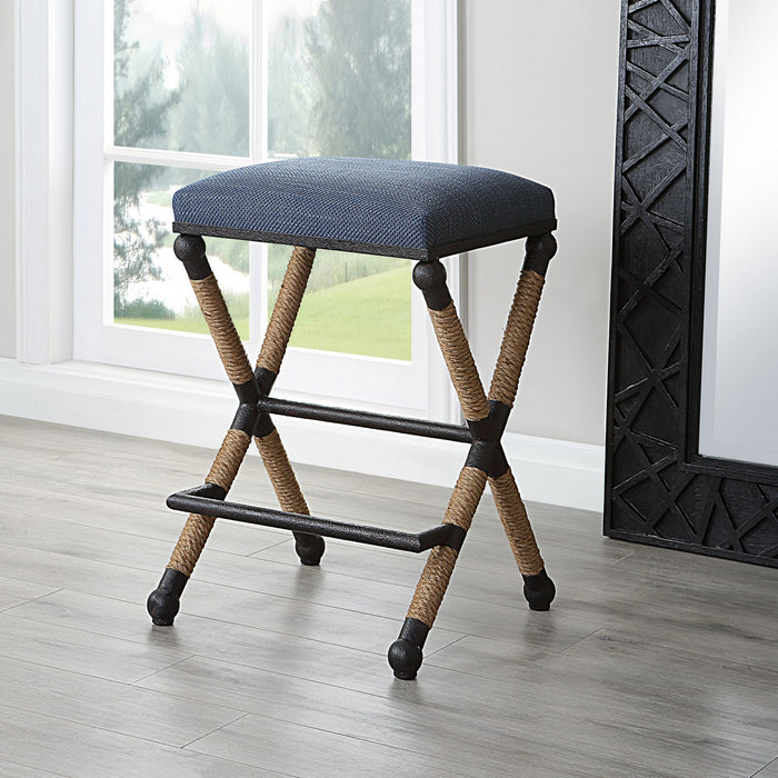 Uttermost 23710 Counter Stool, Rustic Iron