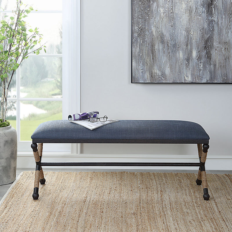 Uttermost 23713 Bench, Rustic Iron