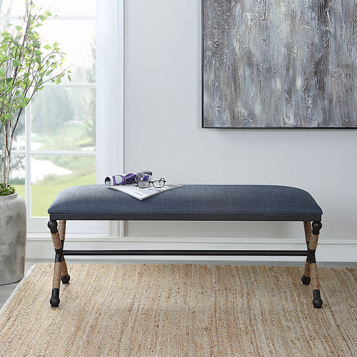 Uttermost 23713 Bench, Rustic Iron