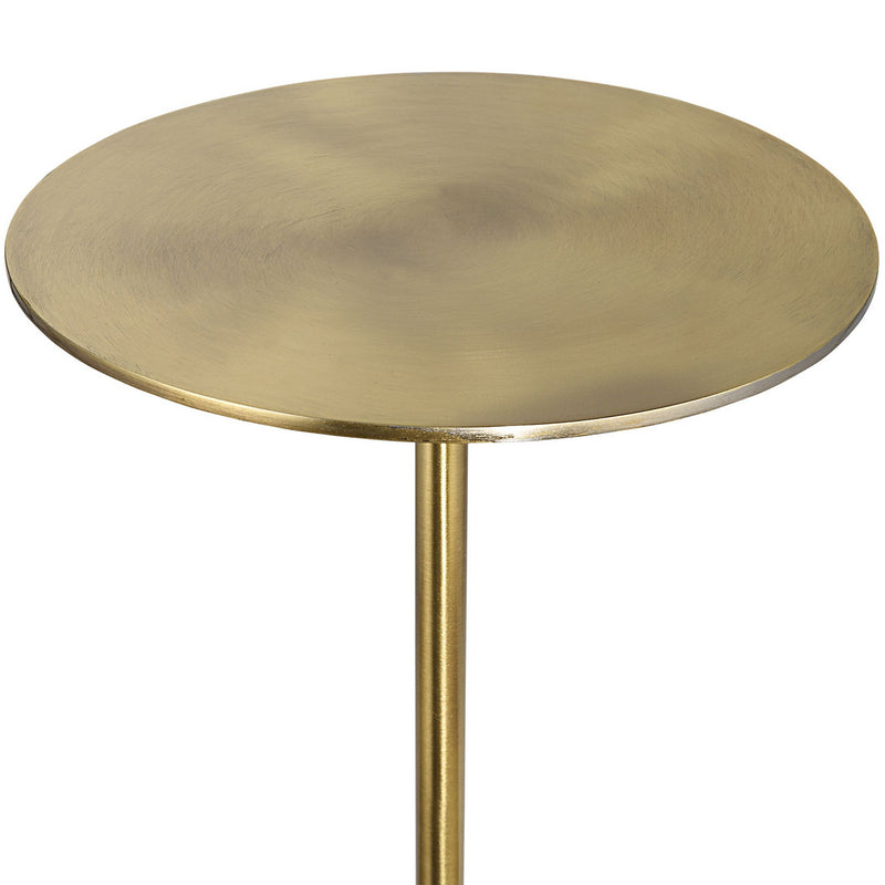 Uttermost 25181 Drink Table, Brushed Brass