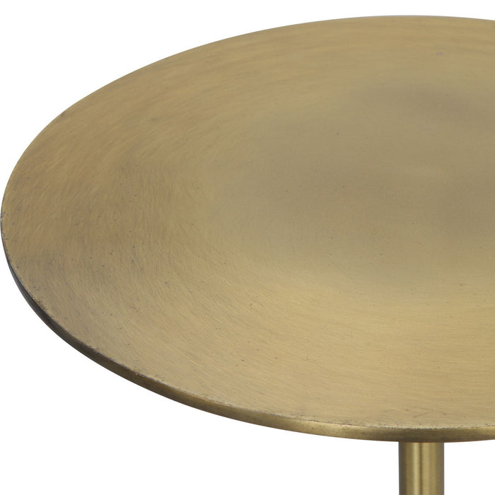 Uttermost 25181 Drink Table, Brushed Brass