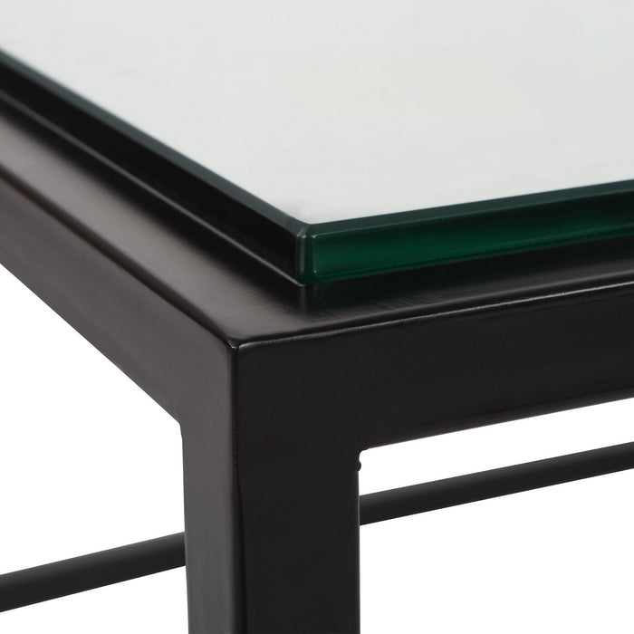 Uttermost 25196 Coffee Table, Satin Black
