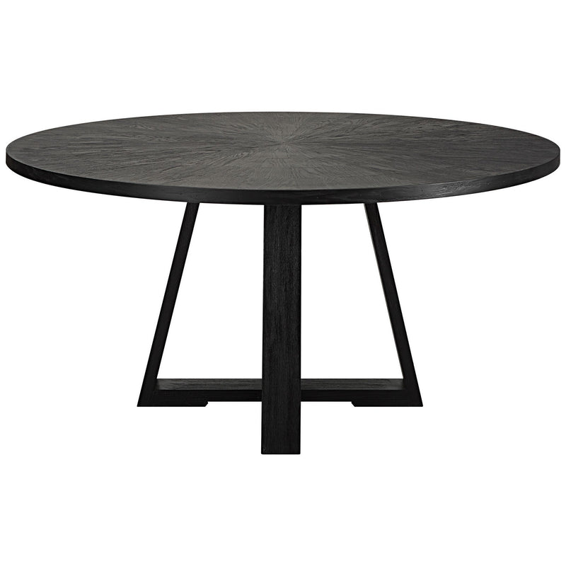 Uttermost 25206 Dining Table, Charcoal Black